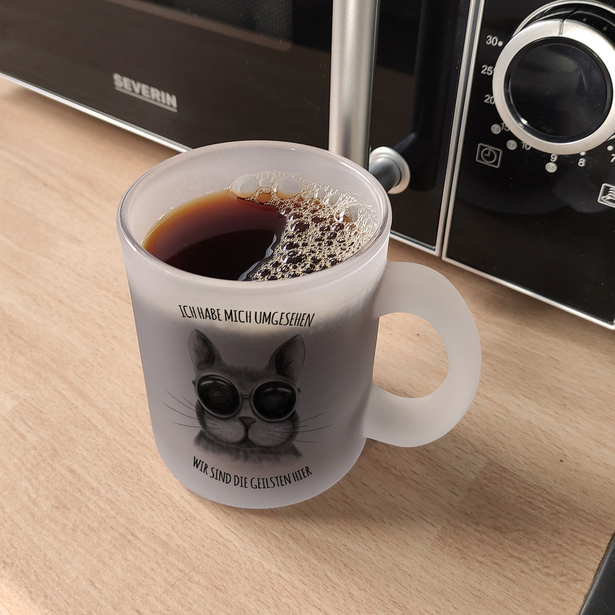 Wir sind die geilsten hier Katze Kaffeebecher