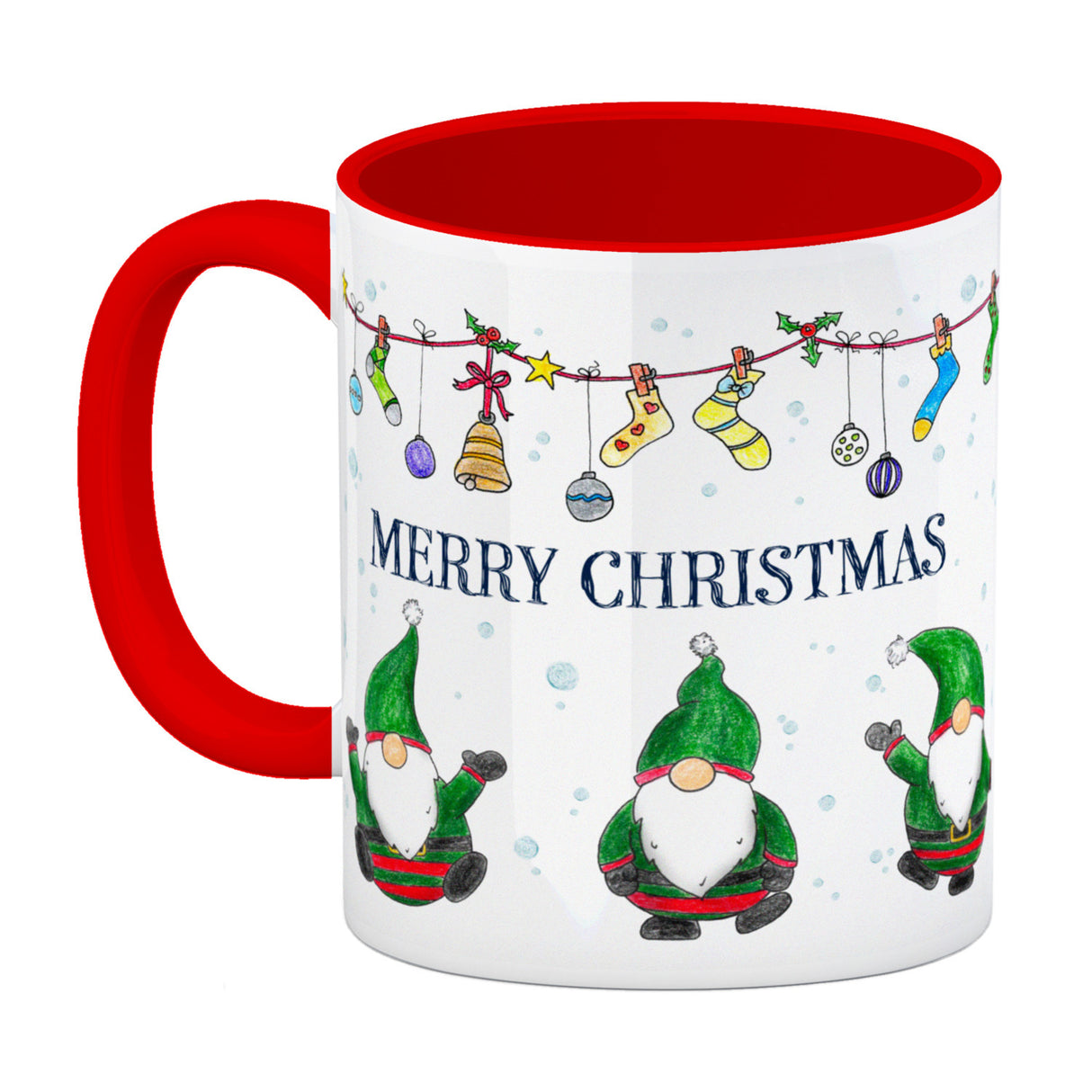 Frohe Weihnachten Wichtel Kaffeebecher