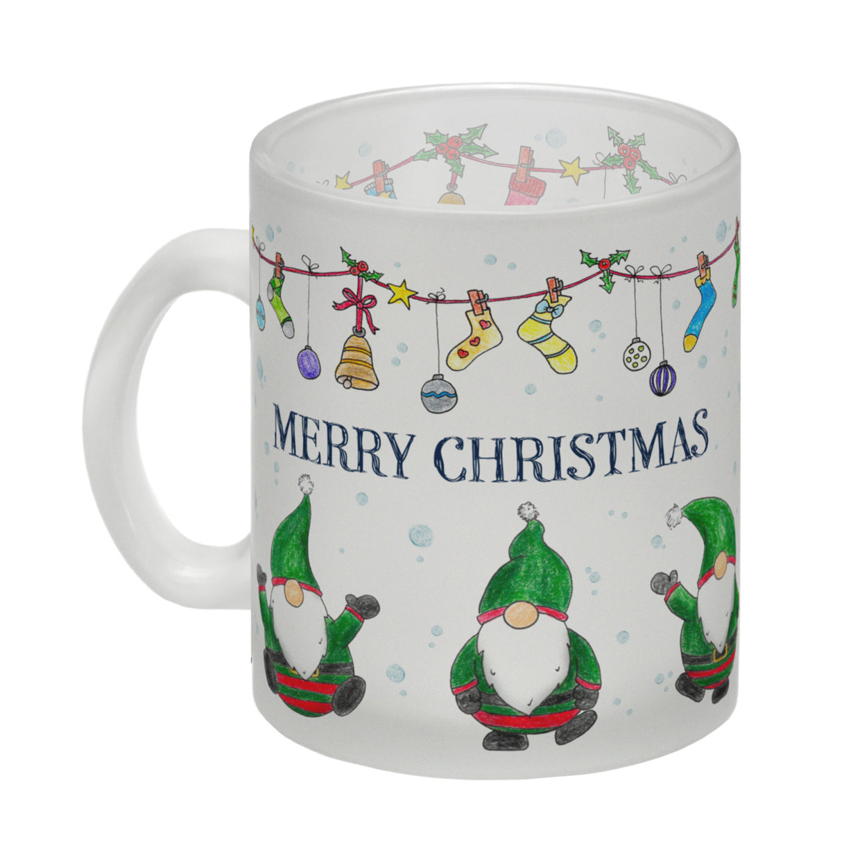 Frohe Weihnachten Wichtel Kaffeebecher