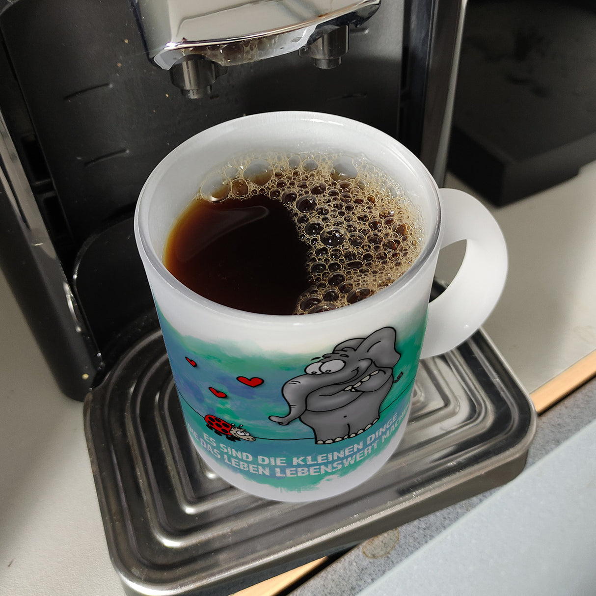 Es sind die kleine Dinge die das Leben lebenswert machen Kaffeebecher