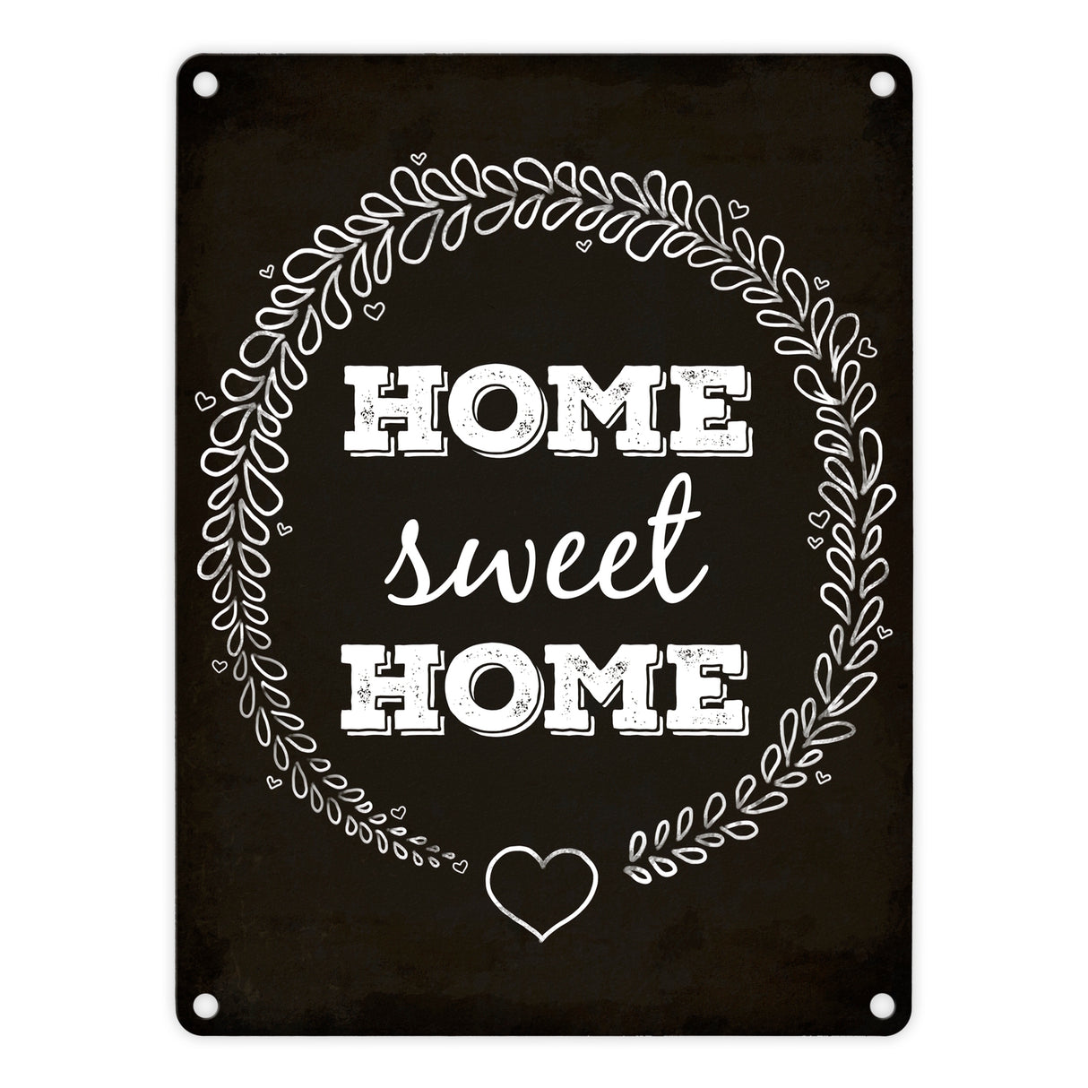 Home sweet Home Metallschild