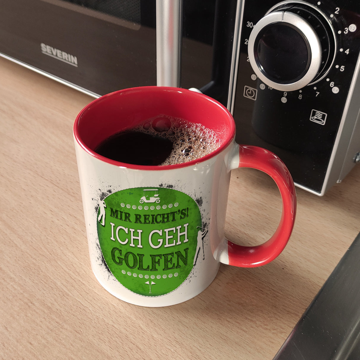Mir reicht's! Ich geh golfen Kaffeebecher