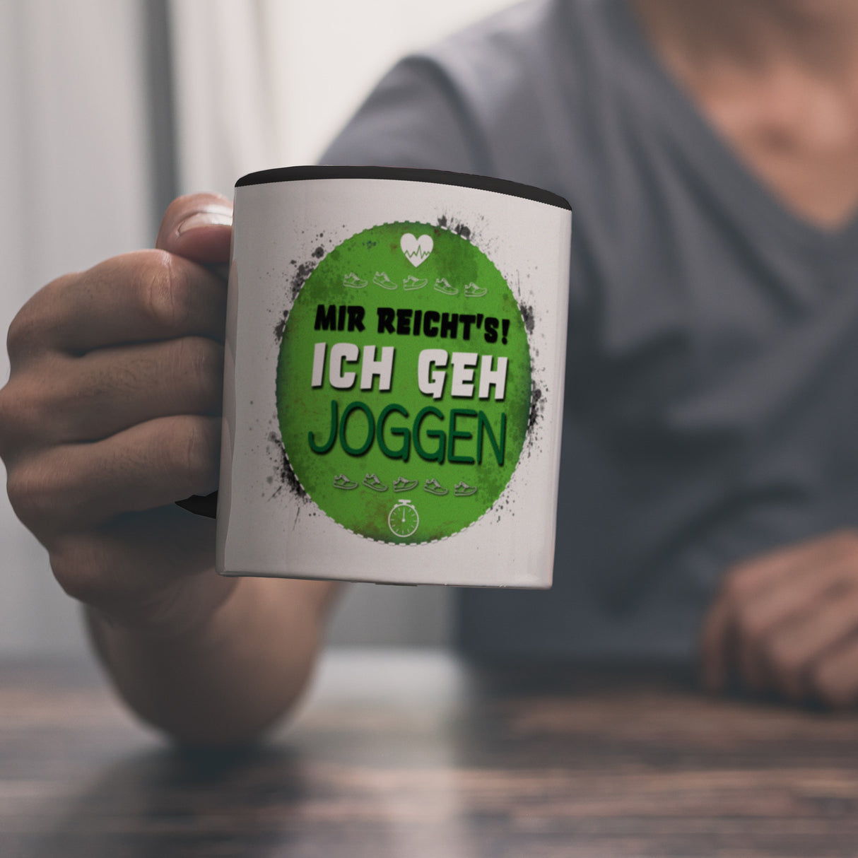 Mir reichts! Ich geh joggen Kaffeebecher