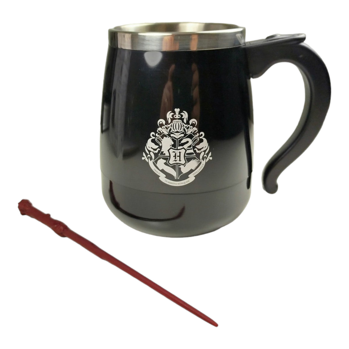 Harry Potter Kaffeebecher Fanartikel selbstrührende Hogwarts Tasse mit Zauberstab