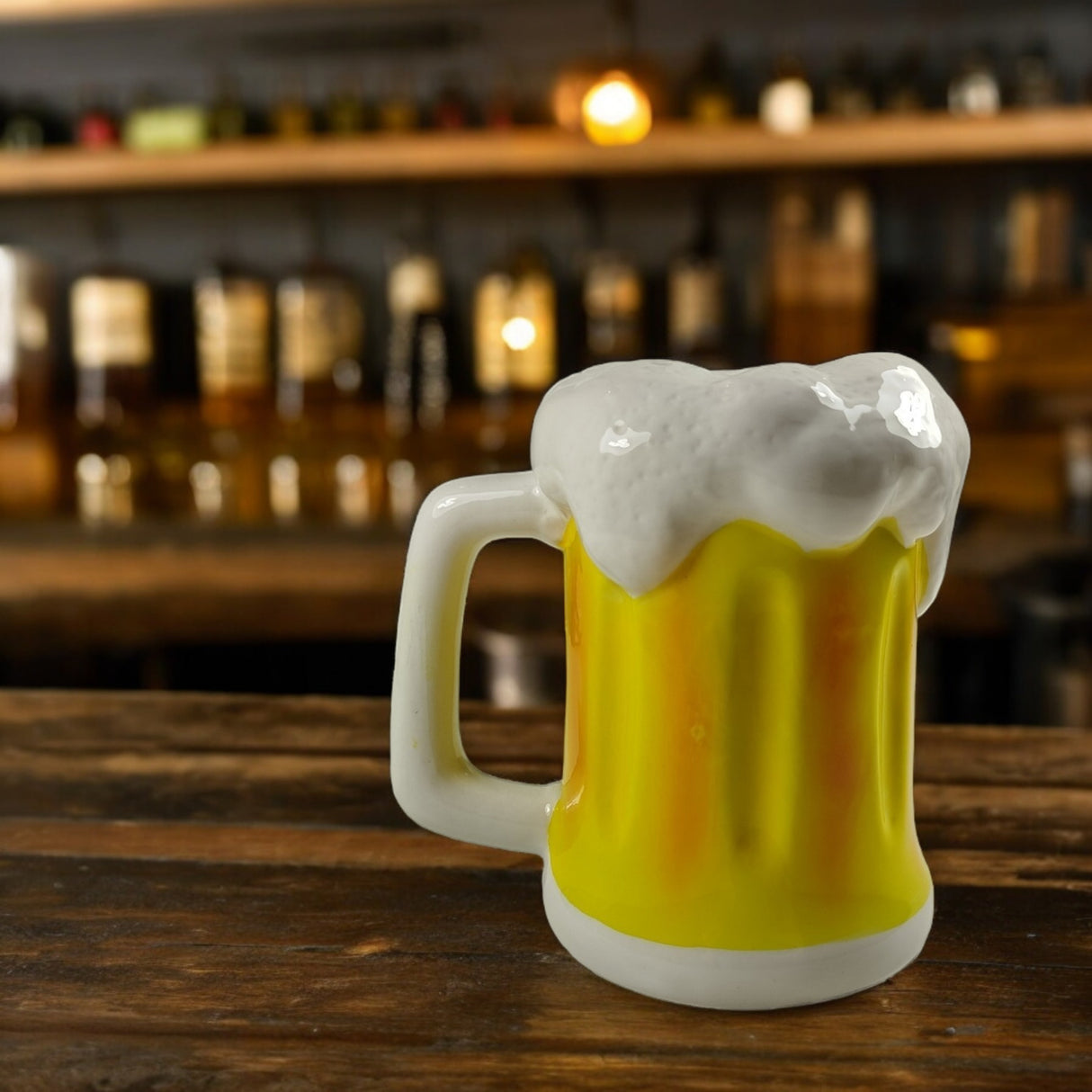 Bierkrug Spardose Bier Sparschwein aus Keramik