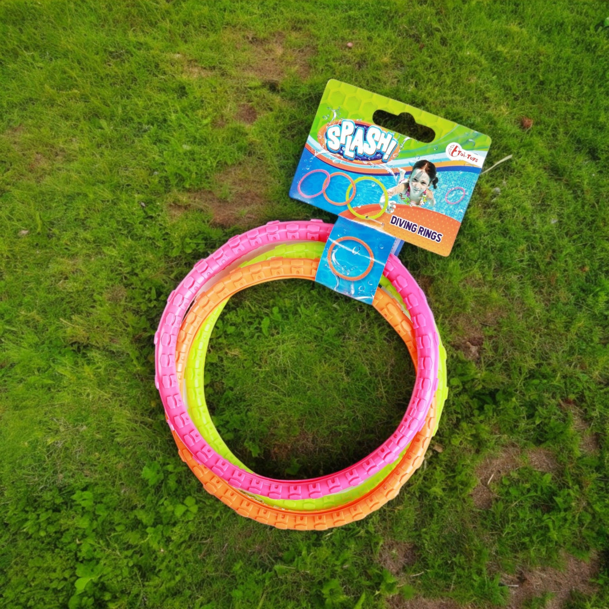 Splash Tauchringe Tauchspiel für Kinder im 3er Set
