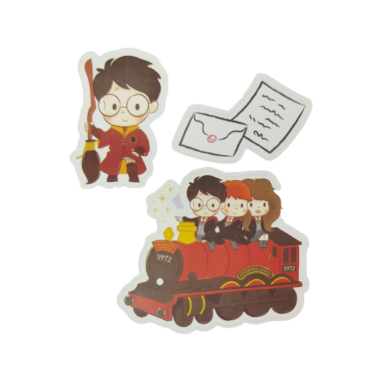Harry Potter Hogwarts Sticker Set mit 50 Stickern für Potterheads