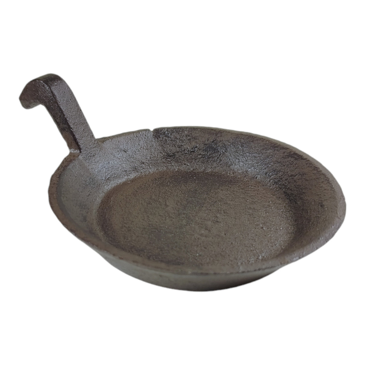 Kleine Pfanne Kerzenständer mit 8cm Standfläche - rustikale Tischdeko aus Gusseisen