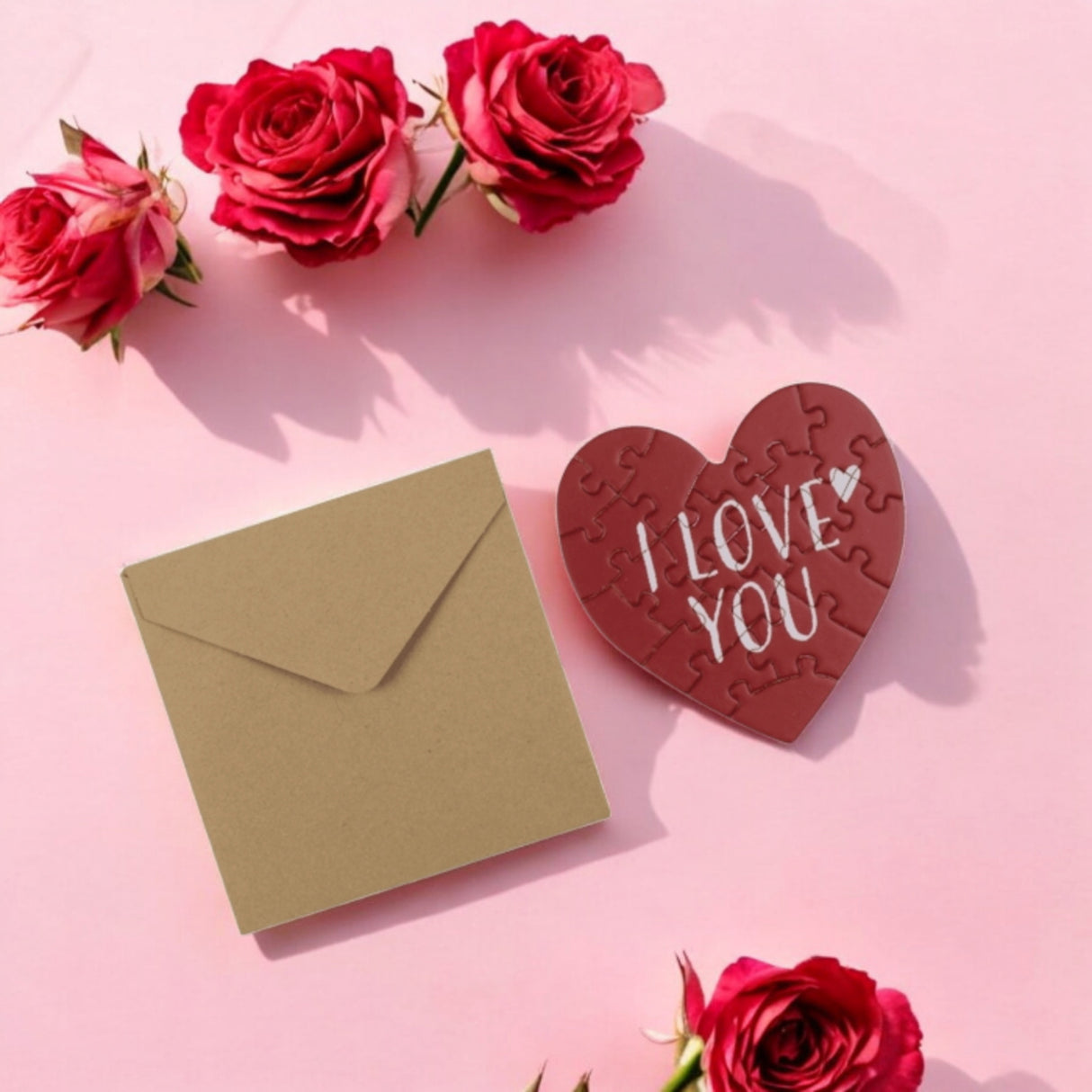 Valentinstag Herz Puzzle in zufälliger Variante