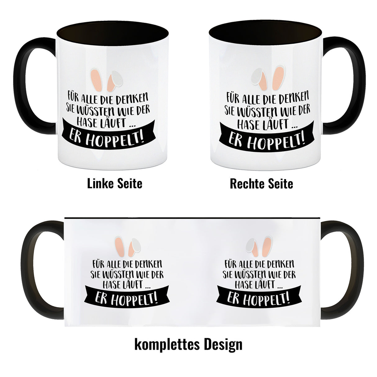 Für alle die denken sie wüssten wie der Hase läuft… Kaffeebecher