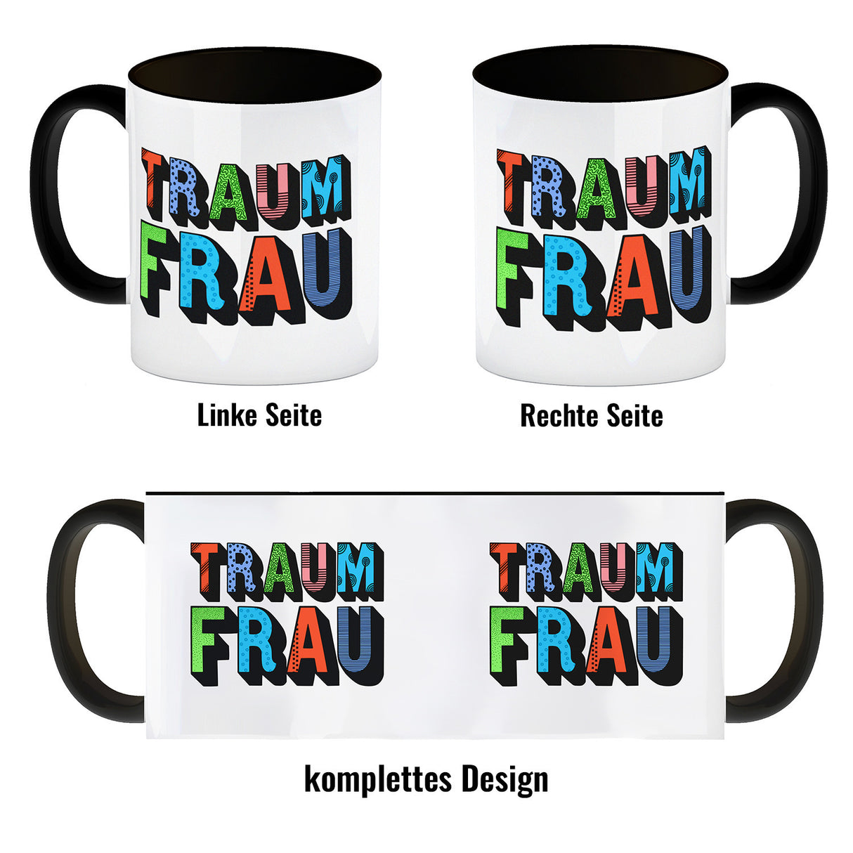 Kaffeebecher mit Spruch: Traumfrau