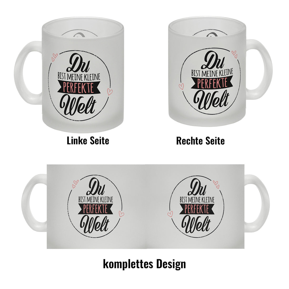 Du bist meine kleine perfekte Welt Kaffeebecher
