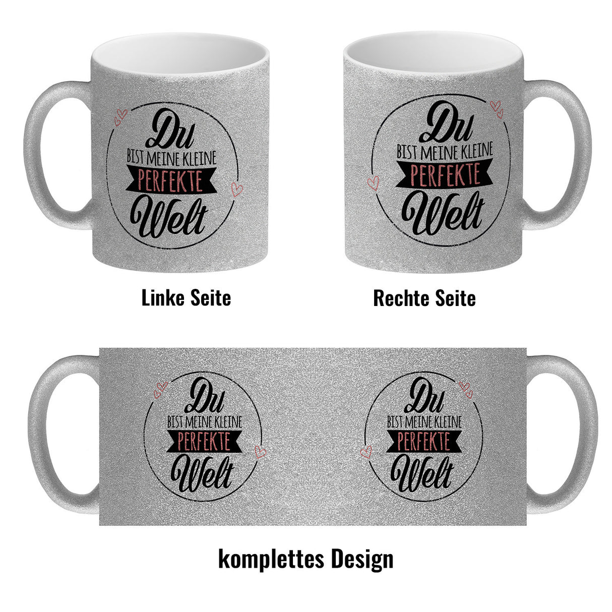 Du bist meine kleine perfekte Welt Kaffeebecher