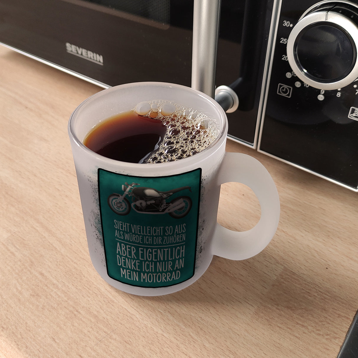 Ich denke nur an mein Motorrad Kaffeebecher