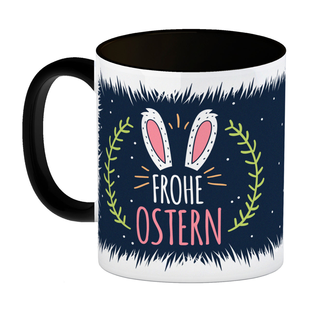 Kaffeebecher mit Spruch: Frohe Ostern