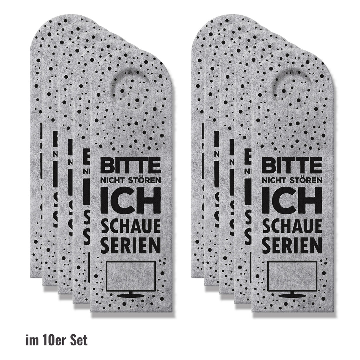 Bitte nicht stören, ich schaue Serien oder Komm rein Türhänger