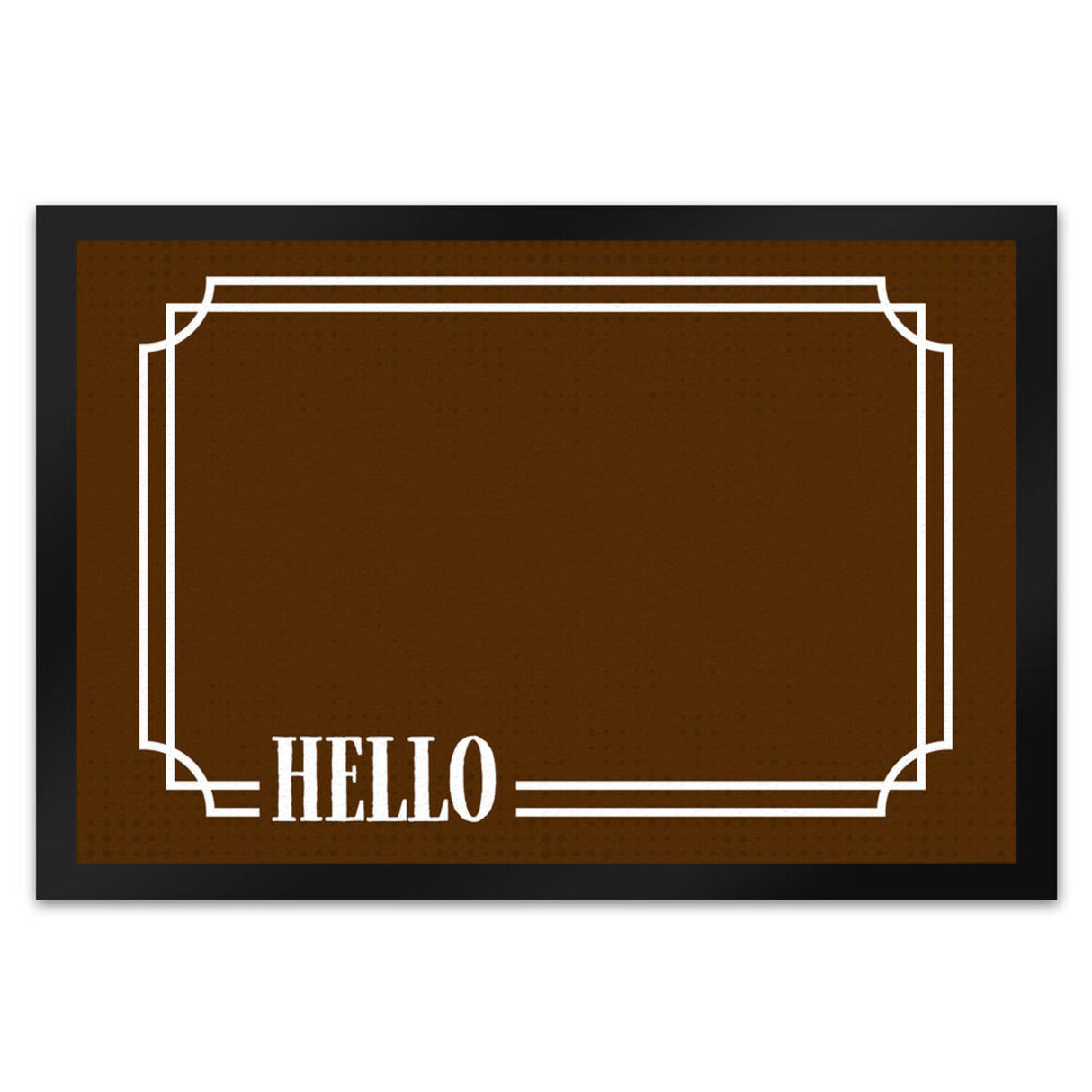 Hello Fußmatte Besuch Gast Gäste Begrüßung Wohnungstüre Türe Zuhause