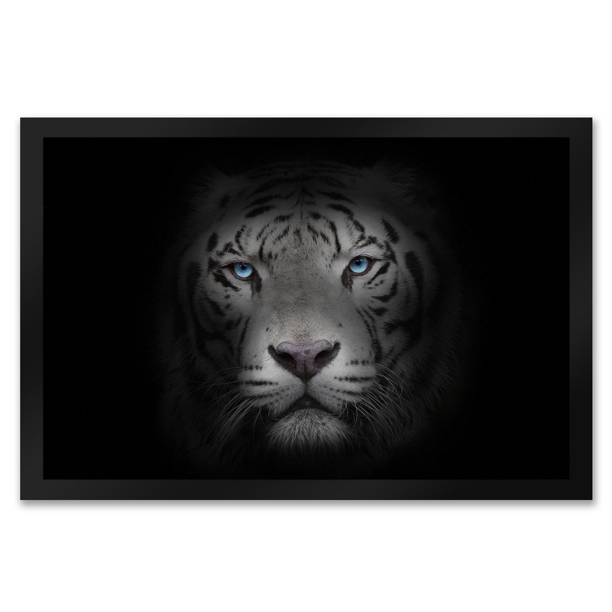 Weißer Tiger Fußmatte