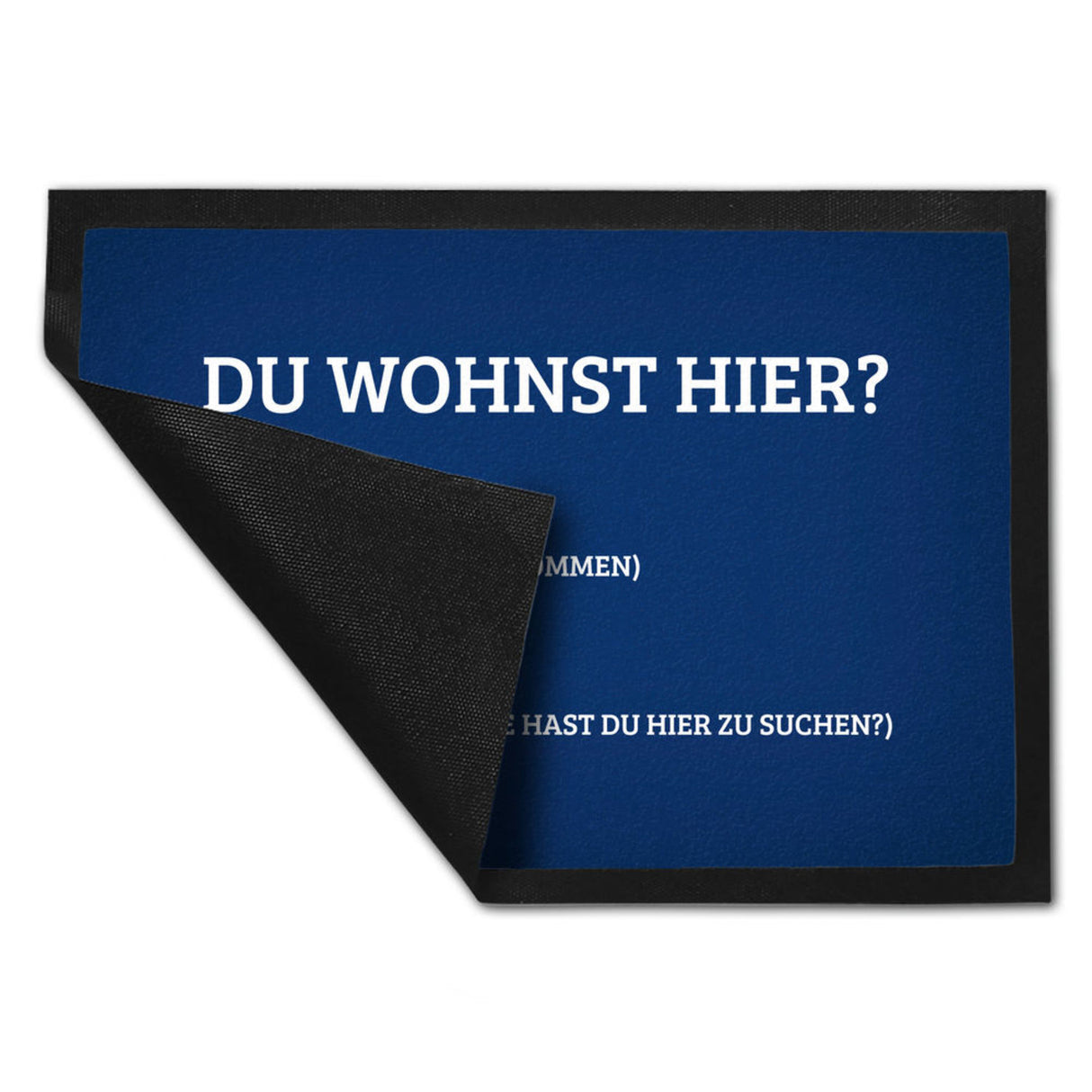 Du wohnst hier Fußmatte Willkommen Zuhause wohnen Haustüre Wohnungstüre