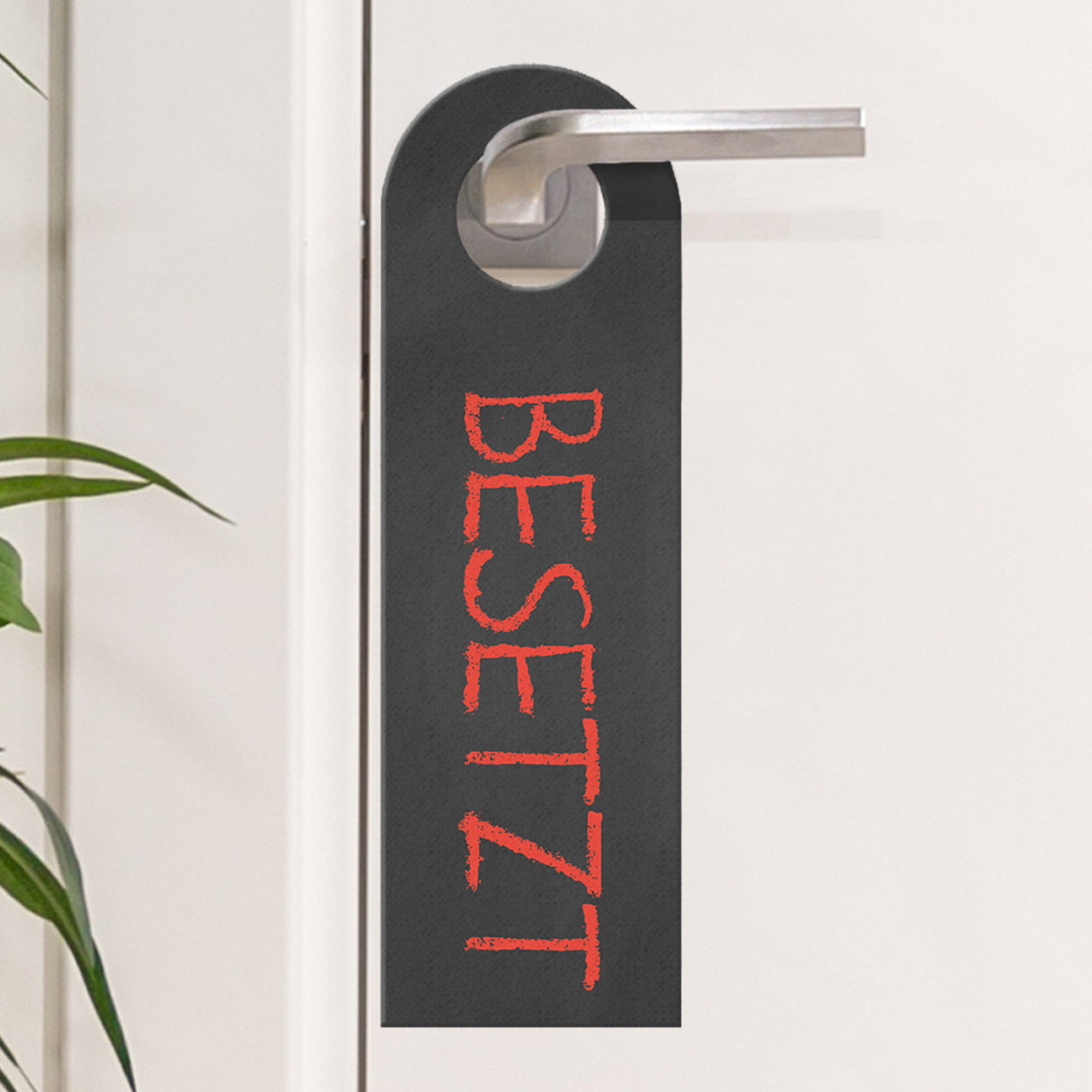Besetzt oder Frei Türhänger für die Toilettentüre - Klo WC Toilette Toilettentür Klopapier