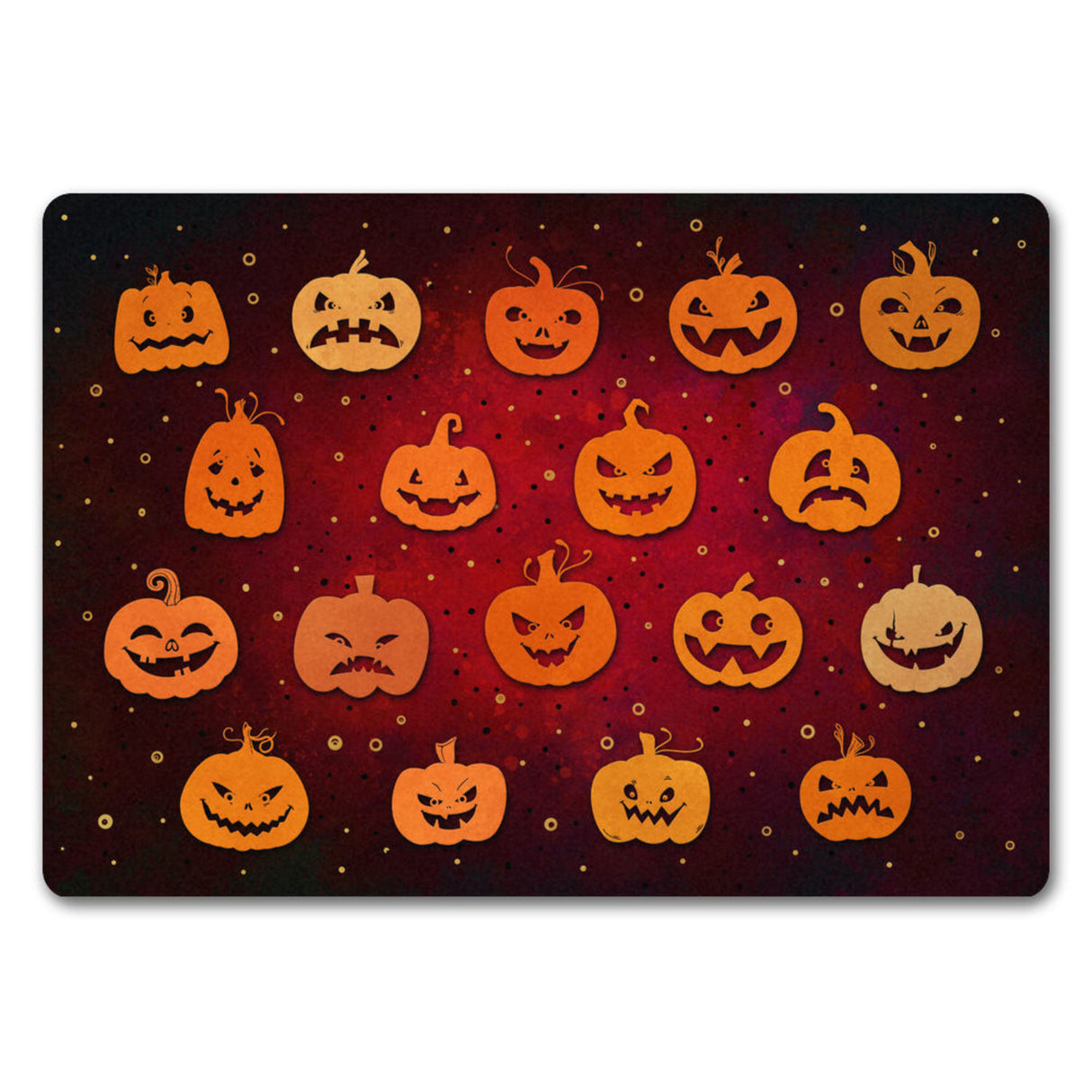 Kürbis Fußmatte Halloween Nacht Angst Schreck Hexe Zombie Blut Kinder