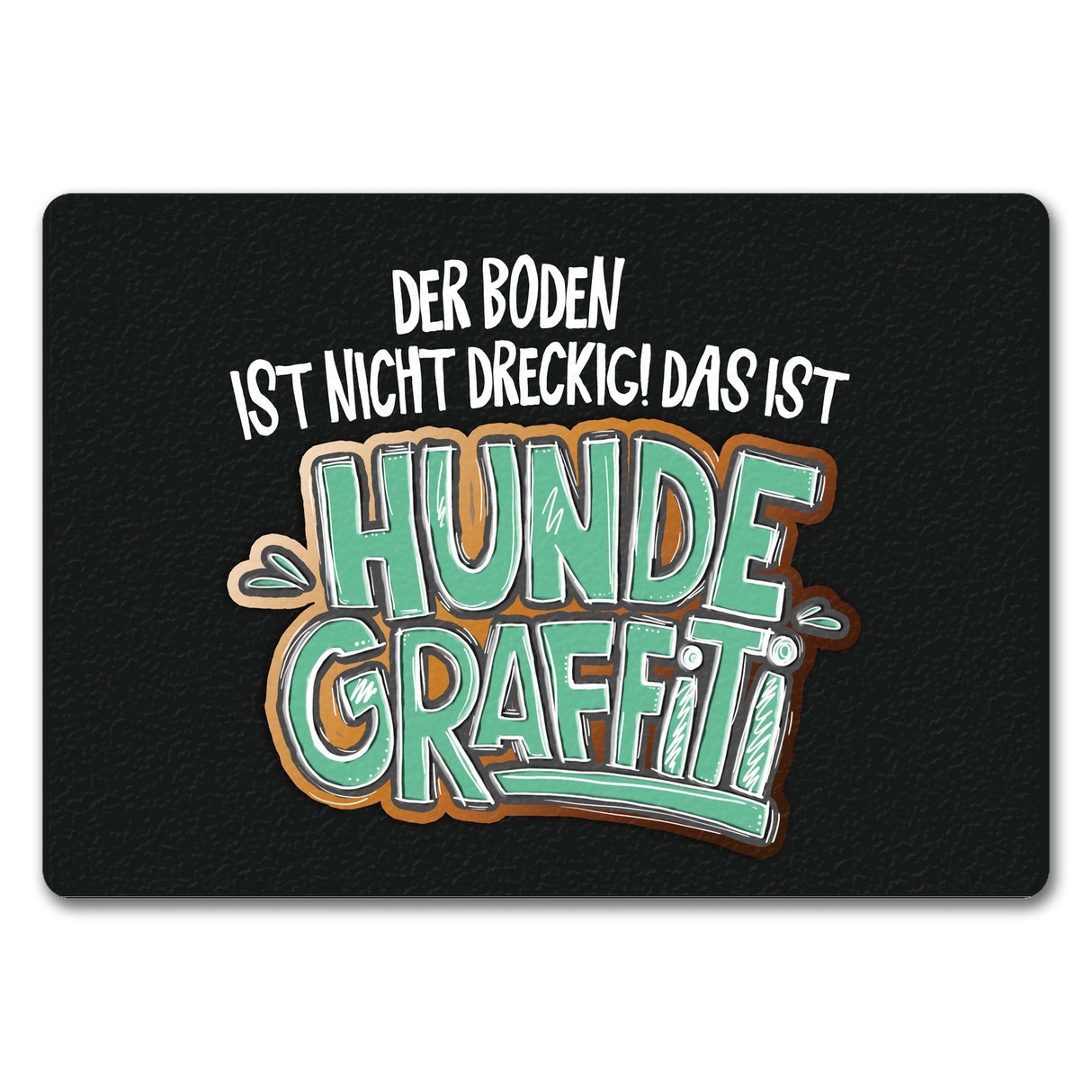 Hundegraffiti Fußmatte