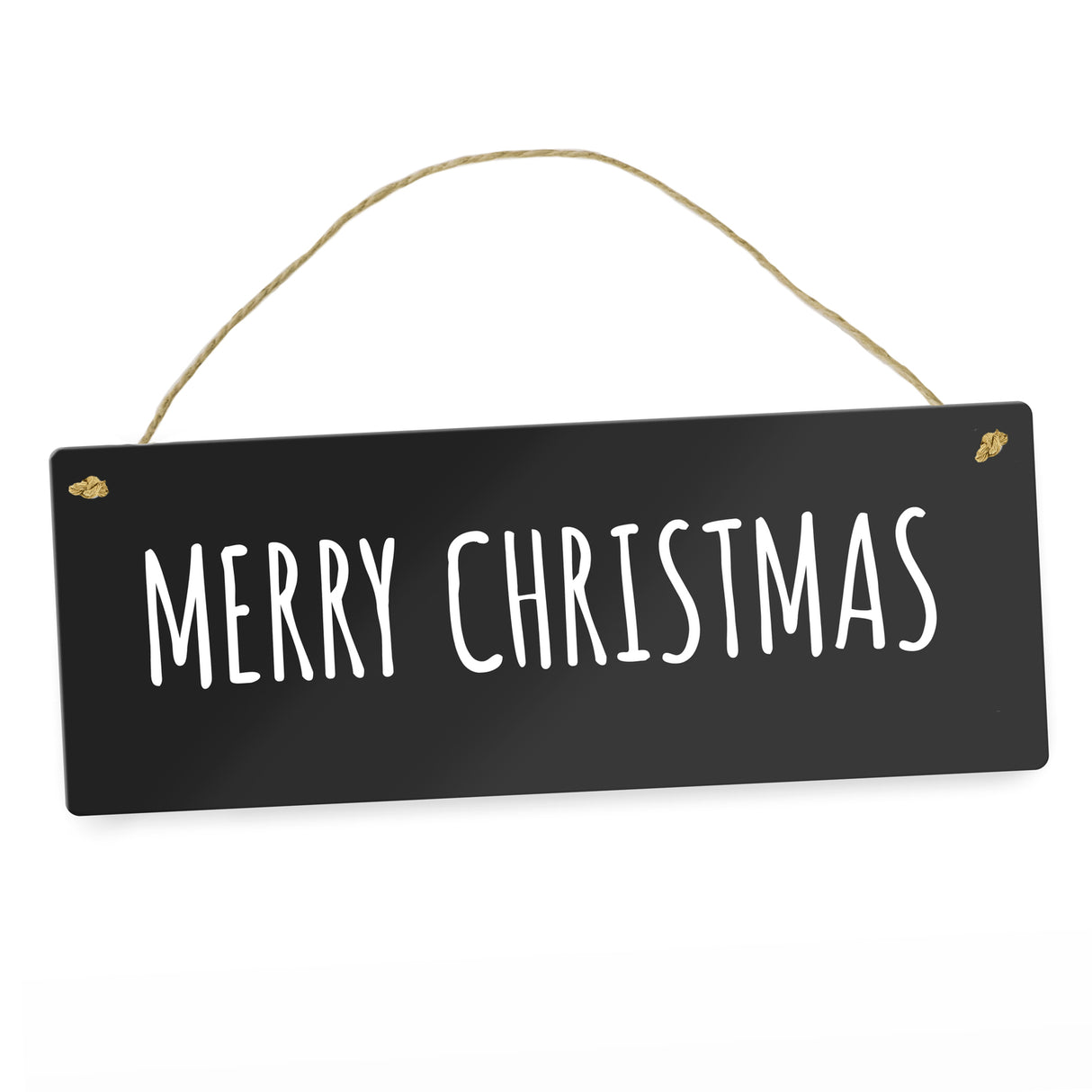 Weihnachten Metallschild -weiß - Advent Winter Weihnachtsmann kalt Simpel Schnee Feier fest Familie Liebe Freunde Deko