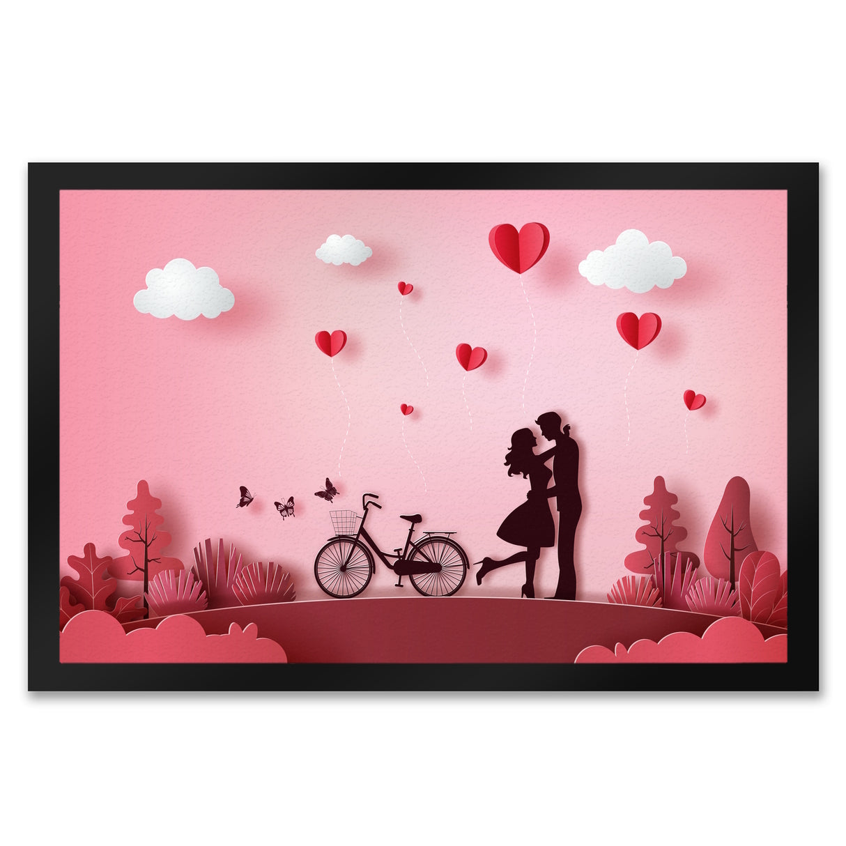 True Love in Red Fußmatte