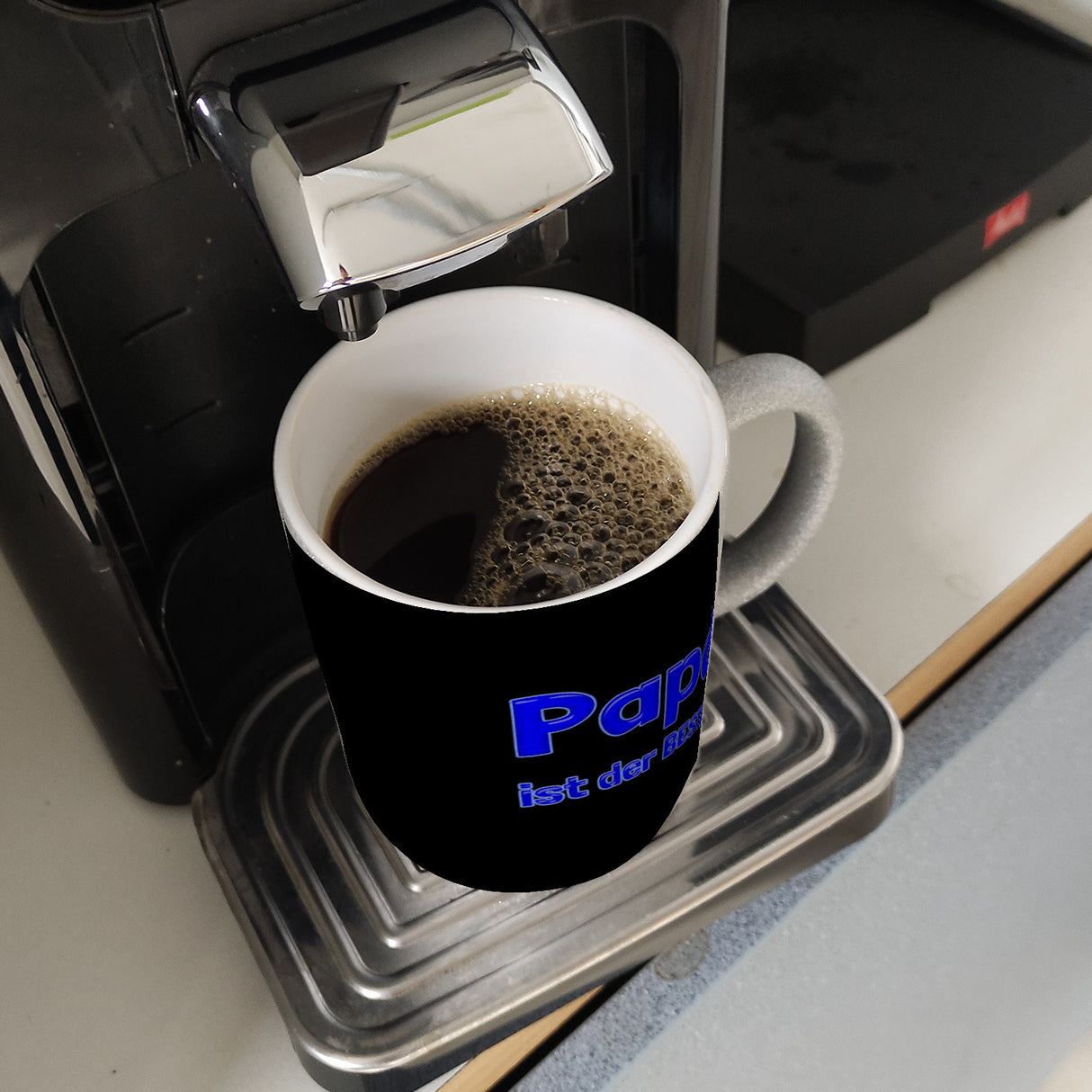 Papa ist der Beste Kaffeebecher und Blau