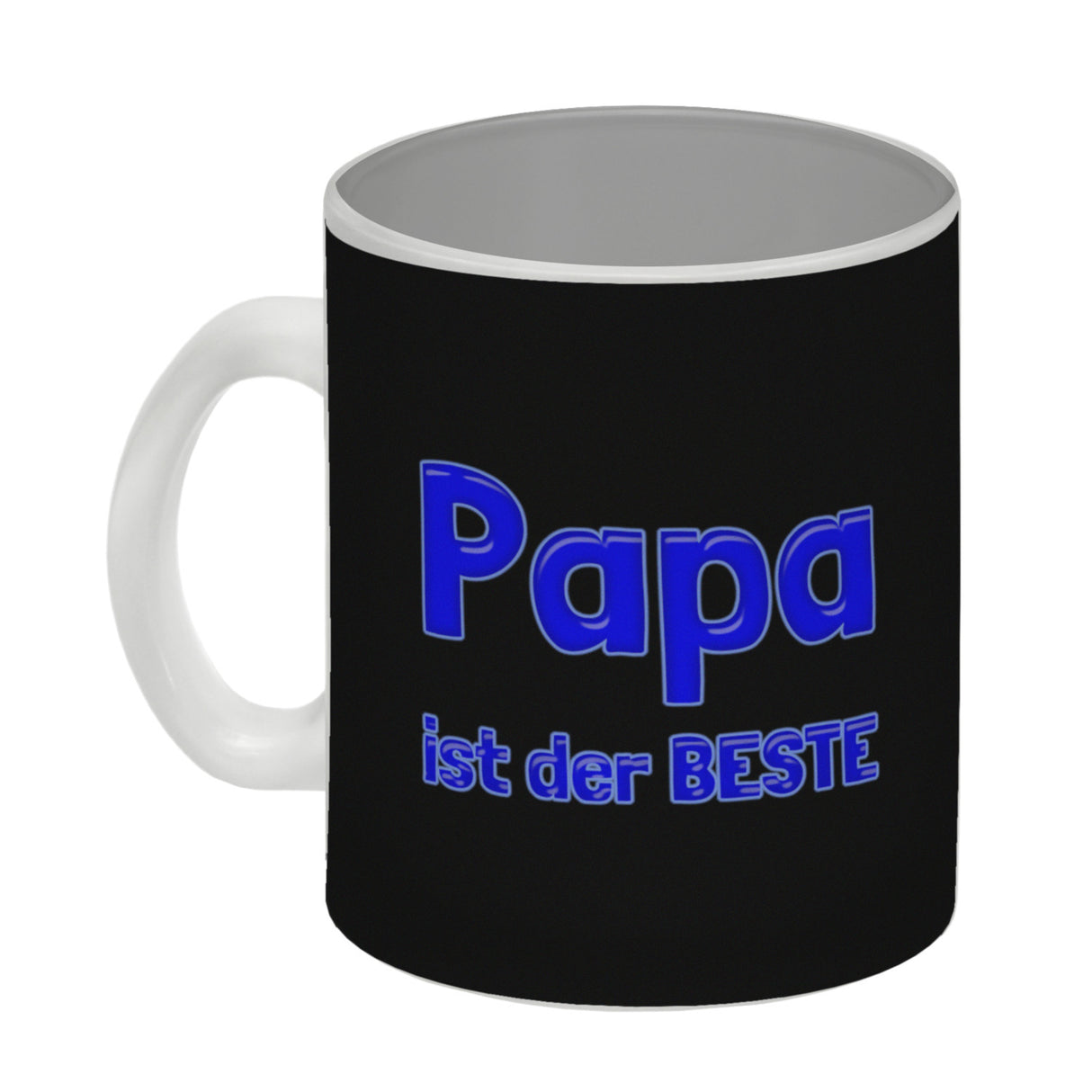 Papa ist der Beste Kaffeebecher und Blau