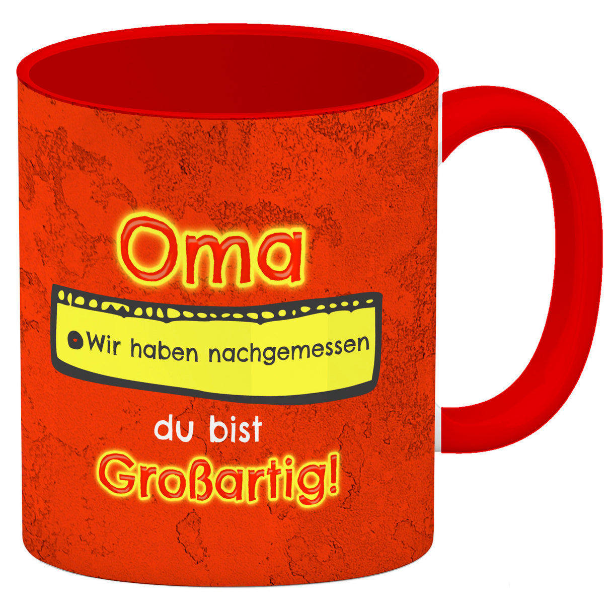 Kaffeebecher Mama du bist großartig - Meterstab Muttertag Geschenk