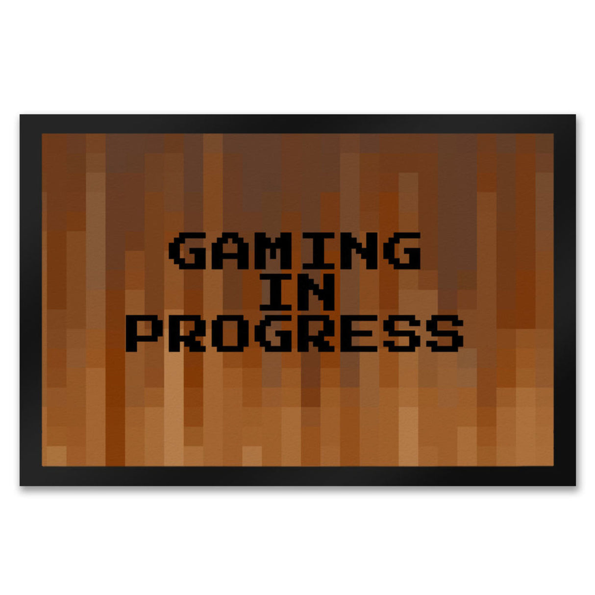 Fußmatte in 35x50 cm mit Pixelmotiv und Spruch: Crafting Room Pixel Art Zockerzimmer