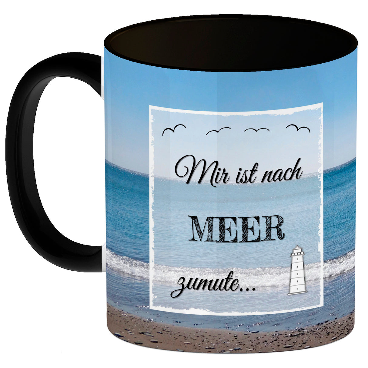 Ich möchte gerne am Strand vergessen werden Kaffeebecher