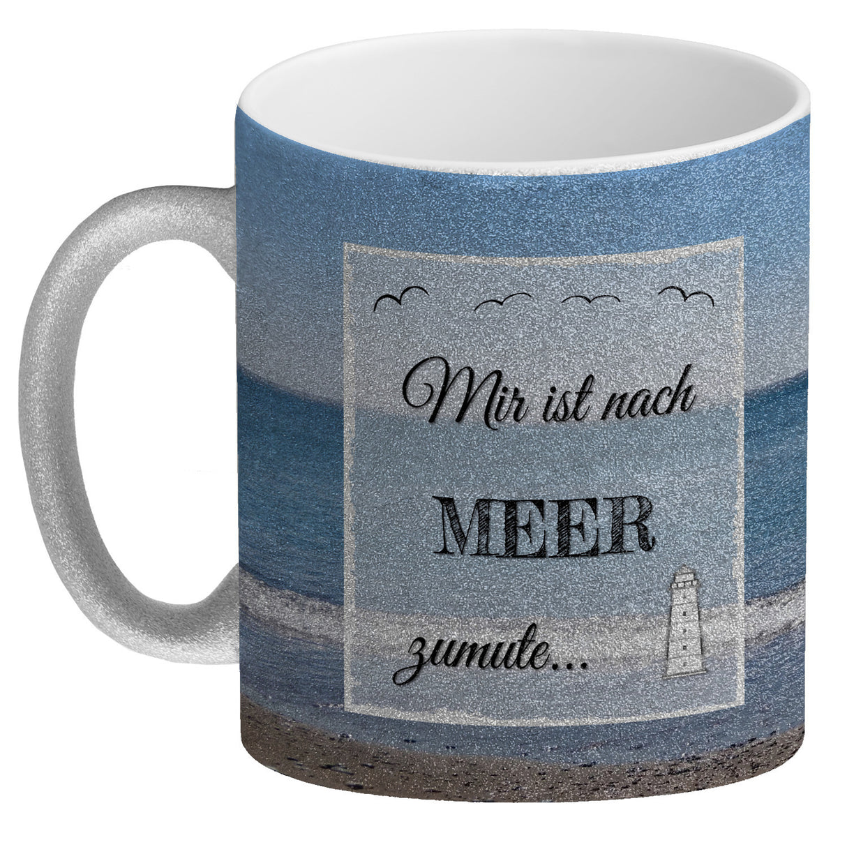 Ich möchte gerne am Strand vergessen werden Kaffeebecher