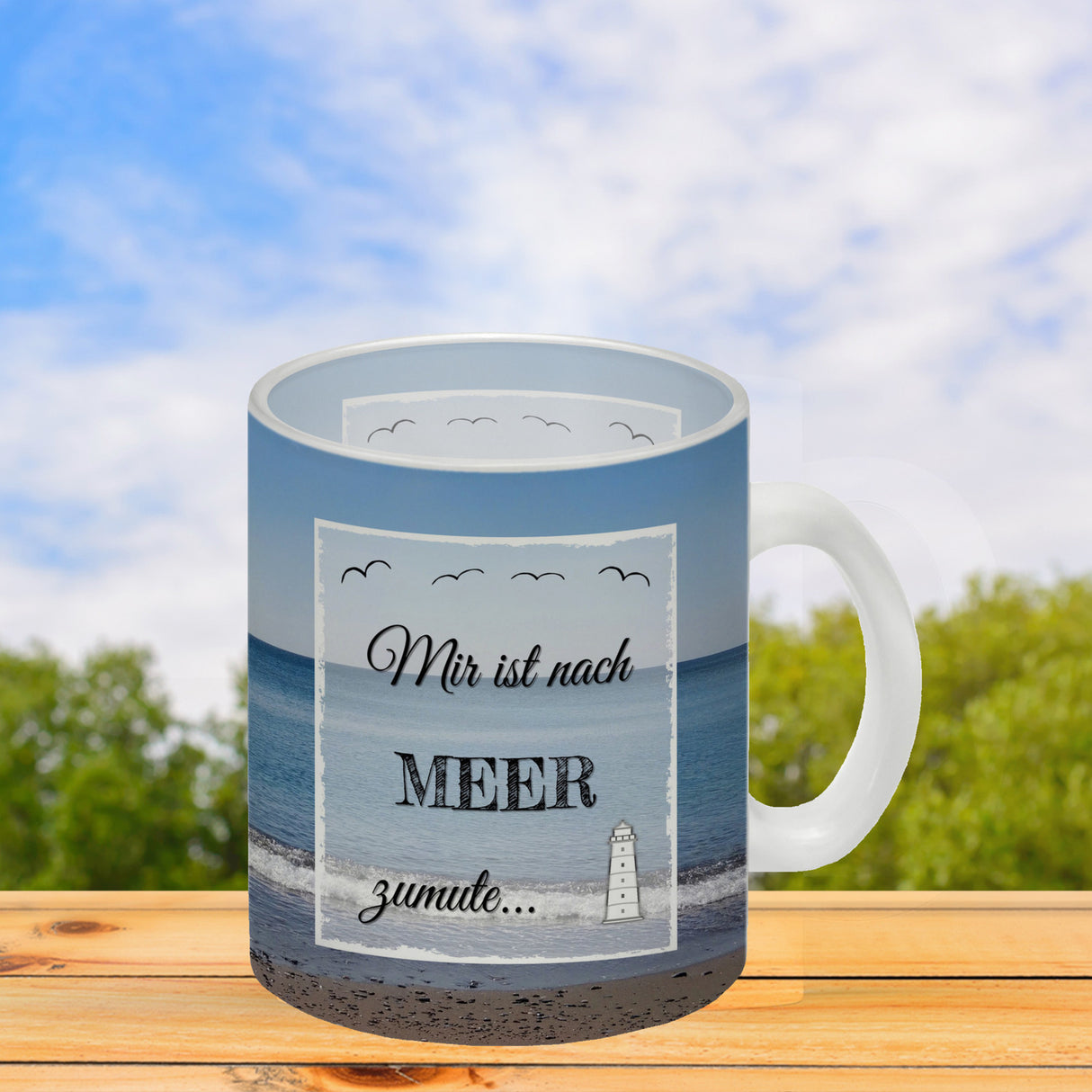 Ich möchte gerne am Strand vergessen werden Kaffeebecher