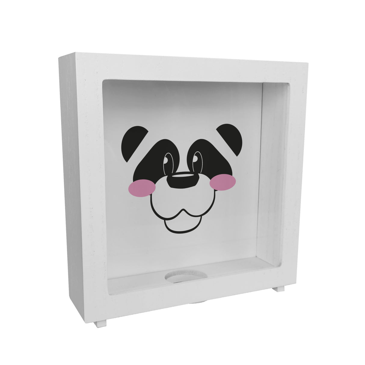 Spardose aus Keramik mit niedlichem Panda-Gesicht - für kleine Kinder