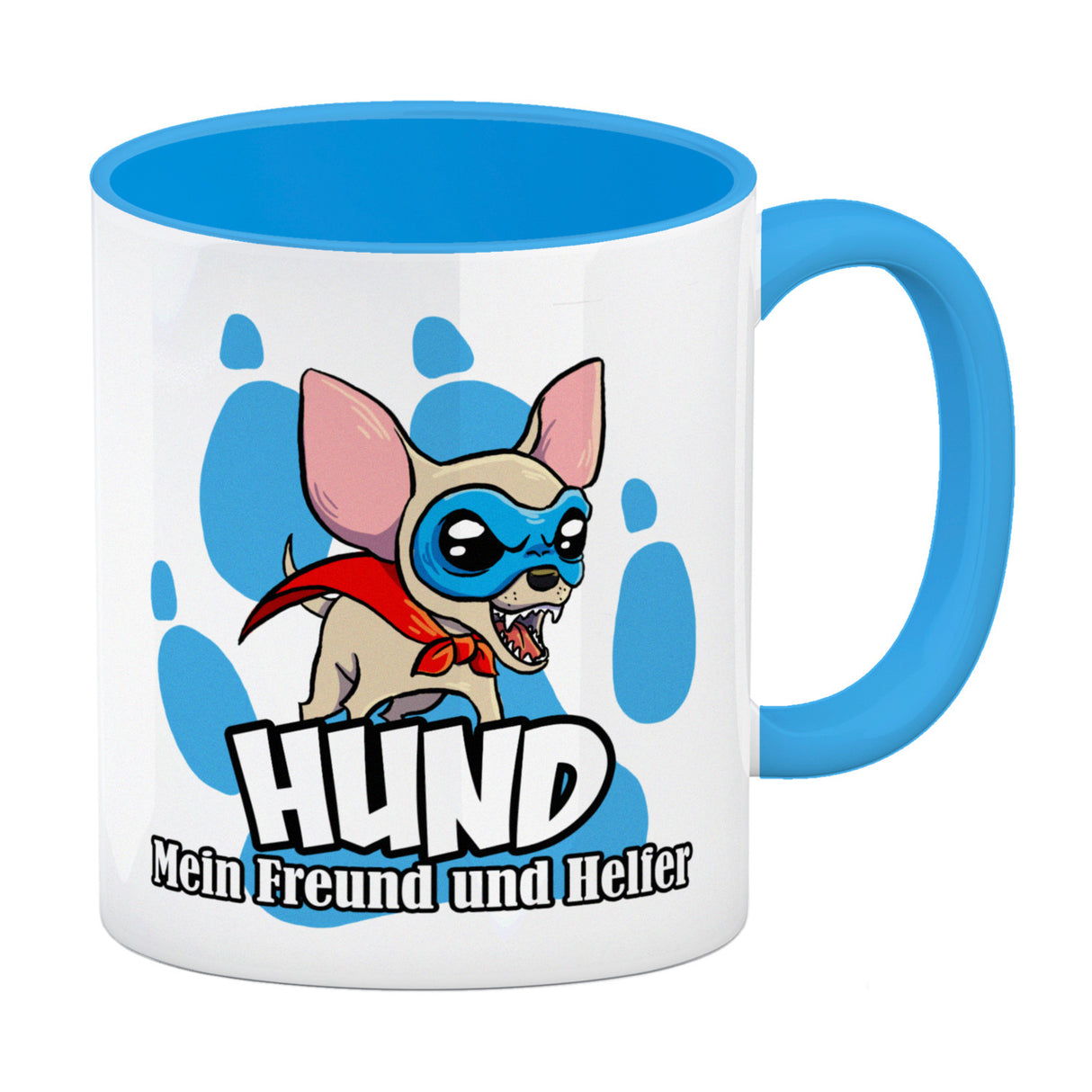 Kaffeebecher mit Superhelden - Chihuahua - Hund mein Freund und Helfer