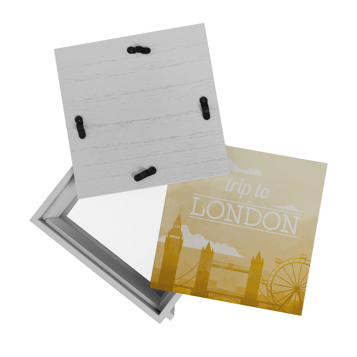 Spardose mit schönem Motiv und Text - Trip to London