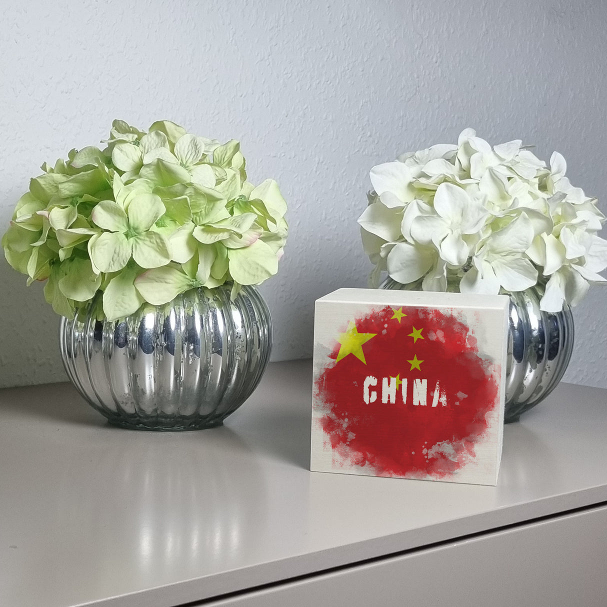 Spardose mit China-Flagge im Used Look - Sparschwein für Urlauber