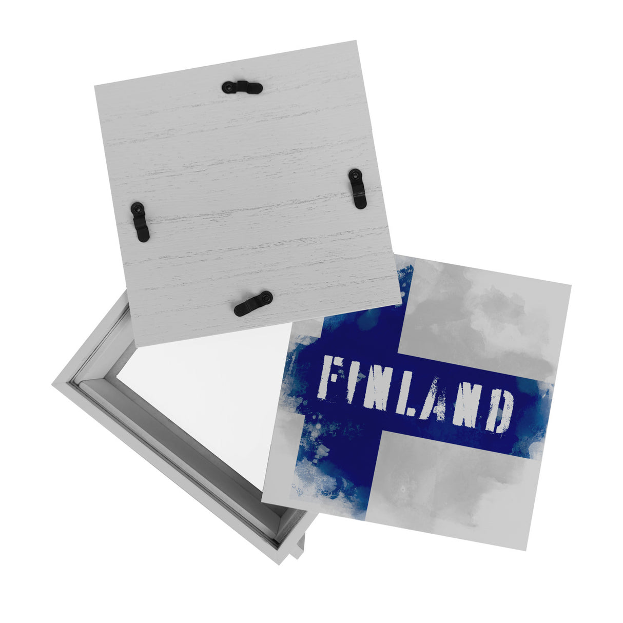 Spardose mit Finnland-Flagge im Used Look - Sparschwein für Urlauber