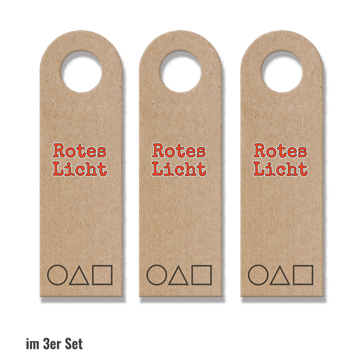 Türhänger mit Serienmotiv Rotes Licht - Grünes Licht Spiel Variante 1