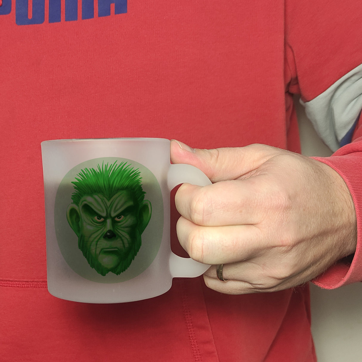 Kein Kaffee = Kein Weihnachten Kaffeetasse mit lustigem Miesepeter Motiv