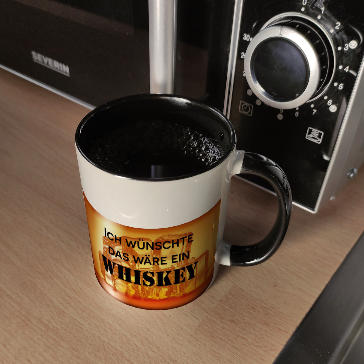 Ich wünschte das wäre ein Whiskey Kaffeebecher
