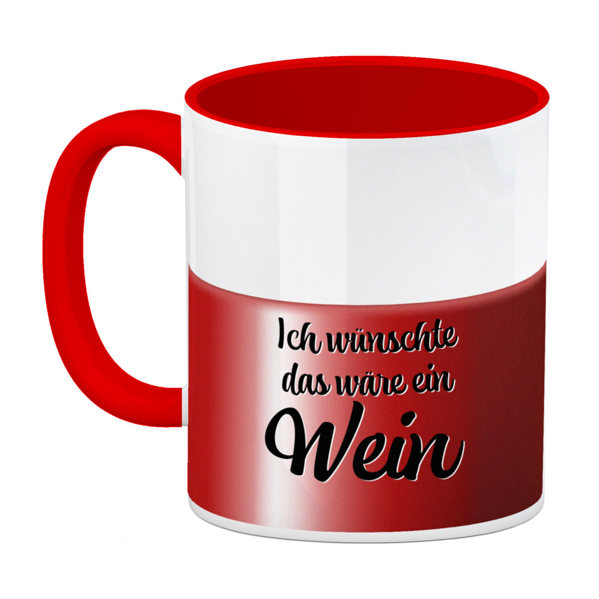 Ich wünschte das wäre ein Wein Kaffeebecher