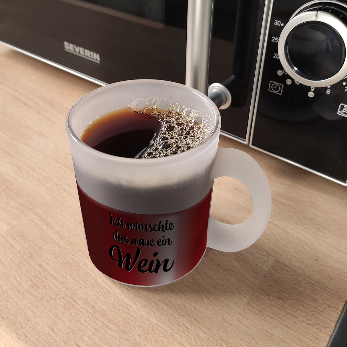 Ich wünschte das wäre ein Wein Kaffeebecher