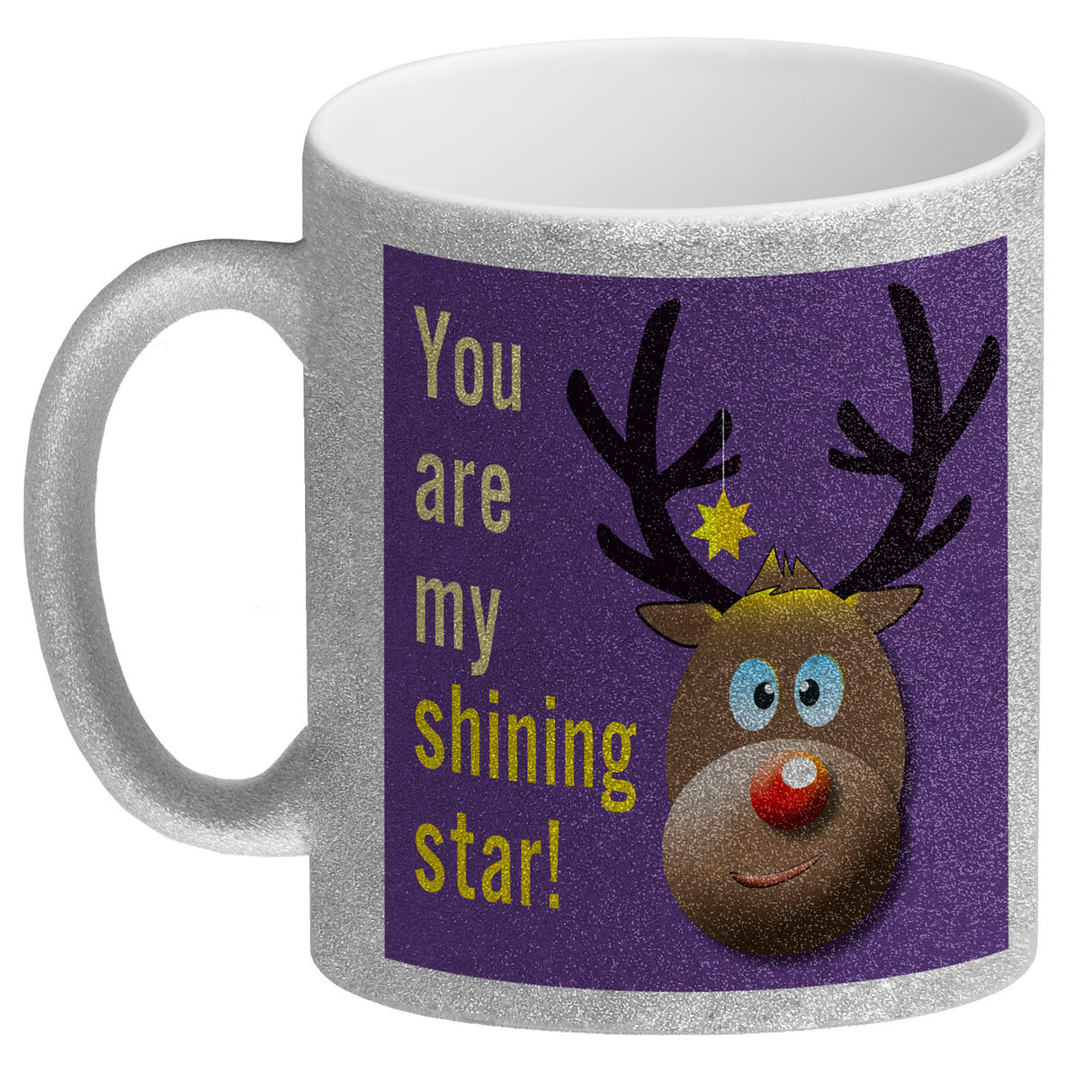 Weihnachten Kaffeebecher mit Rentier Motiv