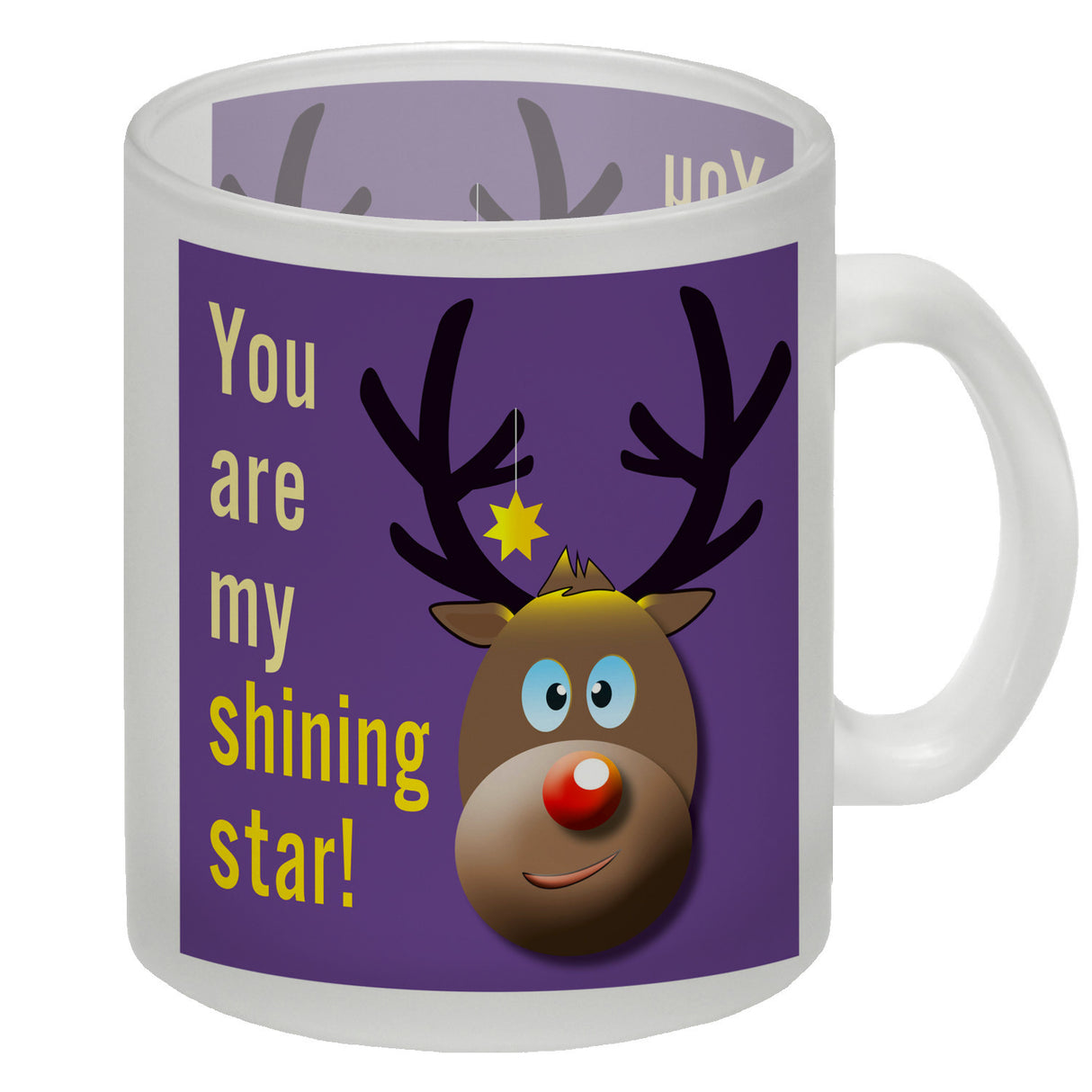 Weihnachten Kaffeebecher mit Rentier Motiv