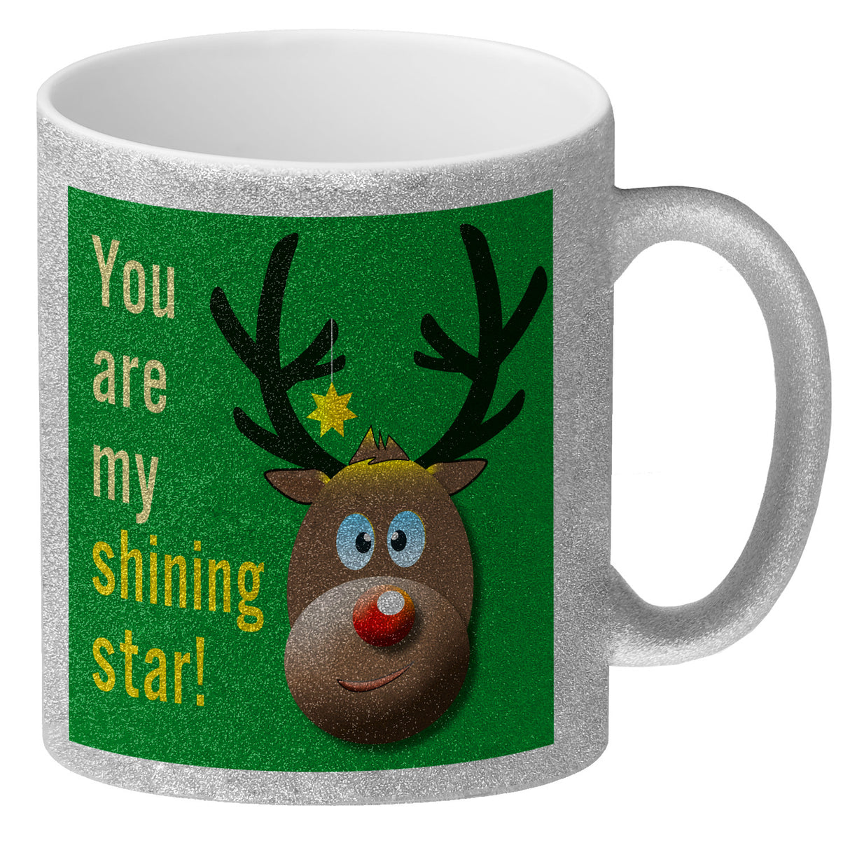 Weihnachten Kaffeebecher mit Rentier Motiv