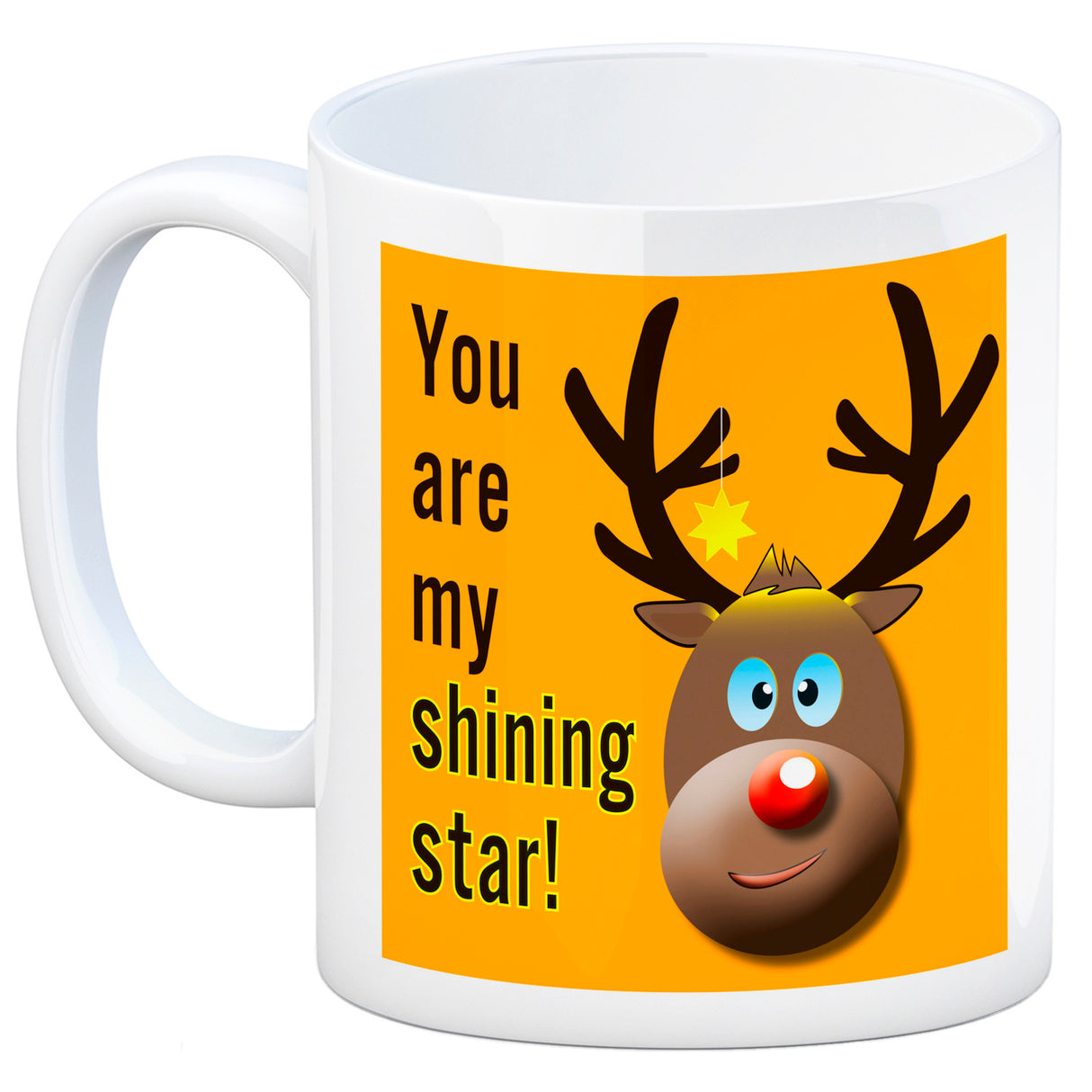 Weihnachten Kaffeebecher mit Rentier Motiv