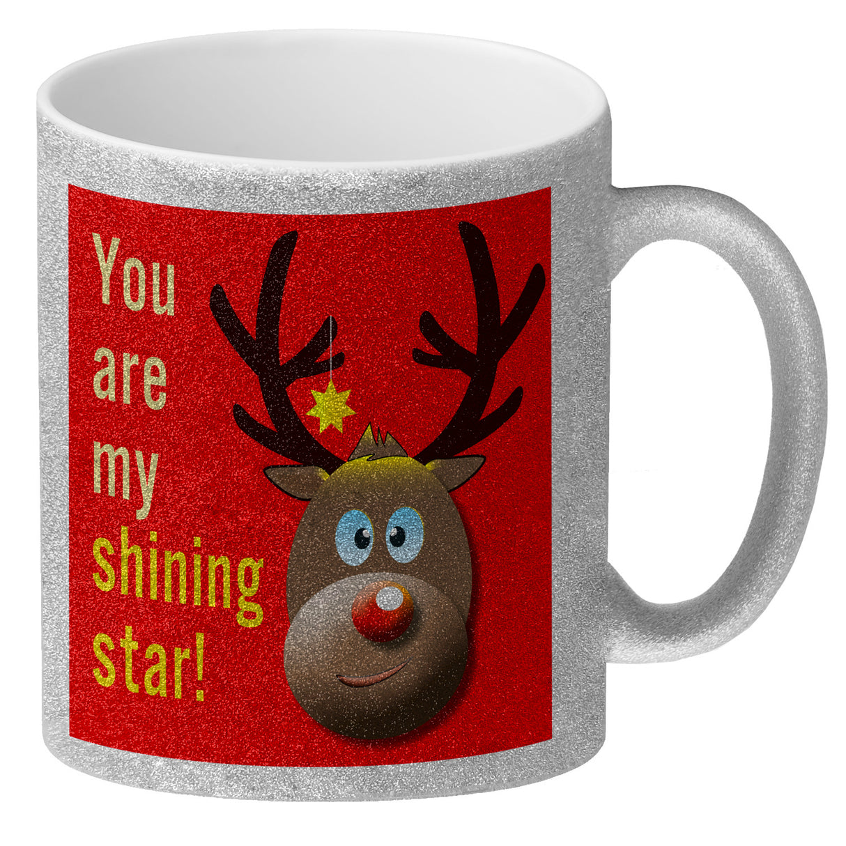 Weihnachten Kaffeebecher mit Rentier Motiv